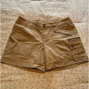 Mango size 6 tan colour shorts